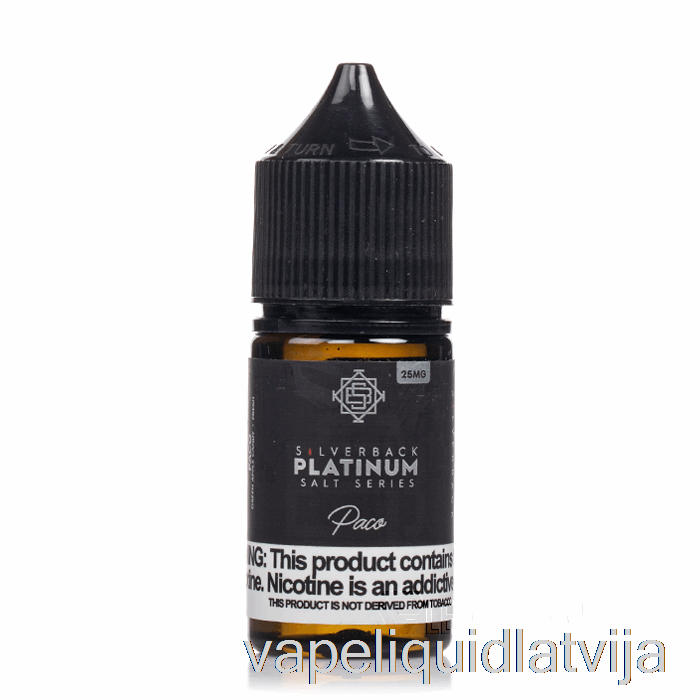 Paco - Silverback Platinum Series Salts - 30ml 25mg Vape šķidrums